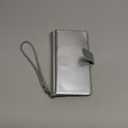 Varikke for Galaxy S25 FE Wallet Case Detachable with RFID Blocking Card Holder for Women, Glitter Leather Strap Magnetic Flip Wallet Removable Phone Case for Samsung Galaxy S25 FE 6.7", Silver