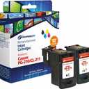 Dataproducts Remanufactured Ink Cartridges for Canon PG-210/CL-211 - Black/Tri-Color