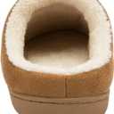 NewDenBer Women's Cozy Memory Foam Slippers Soft Fleece Lined Slip on Indoor Outdoor House Shoes (5-5.5, 5. Tan)