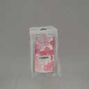 Compatible with iPhone 15 Case, Cute Aesthetic Sparkle Hot Pink Oil Painting Floral Flowers Cover for Women, Shockproof Slim Soft TPU Protective Phone Case for iPhone 15 6.1"