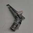 2 Agriculture Farm Irrigation Sprinkler Lawn Sprinkler Irrigation Spray Gun Large-Area Watering Spray 360 Rotary Farm Lawn Garden Irrigation (2.0inch)