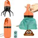 Dog Pooper Scooper, Portable pooper scooper with bag attachment, No Touch for Small Medium Large Dogs