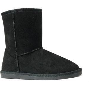 REDVOLUTION New Kids Classic Snow Boots Faux Fur Midcalf Outdoor Boots (Big Kid) (4030 black, Numeric_2)