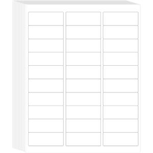 L LIKED Printable Address Labels, 1" x 2-5/8", 900 Labels, 30 per Sheet, Mailing Labels for Envelopes (30 Sheets)