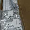 FELIDESIGN Curtain Track, Ceiling Curtain Track for Room Divider, Ceiling Mount Rail Set with Roller Hooks, White, 6ft - 9ft