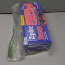 Ziploc Gallon Food Storage Bags, Stand-Up Bottom, Easy to Fill, 81 Count