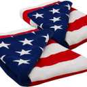 Beach Collection American Flag Soft Towel 40x60 (Large, Beach Towel Set of 2)