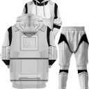 Adult Halloween Cosplay Hoodie Pants Outfit 3D Print Costume Sweatshirt Suit Lounge Sets (X-Large)