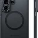 TORRAS for Samsung Galaxy S26 Ultra Case, [Military Grade Protection] [Fit for MagSafe] Shockproof Magnetic Translucent Classic Grippy DIY Button for Samsung S26 Ultra Case Slim, Black