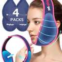 Magic Gel Wisdom Teeth Face Ice Pack - Reusable Hot & Cold Compress for Face Jaw Chin TMJ - Adjustable Compression - Head Ice Pack - Durable Design for Hands Free Application