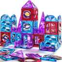 Magnet Toy for Toddlers 1-3, Toddler Magnet Building Blocks Tiles Toys for Kids Ages 1-3 4-8, Preschool Learning Sensory Educational Gifts Toys for Boys and Girls 3+ Year Old