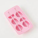Fred & Friends Mold Ice Tray and Straws, Standard, Pink, 5 Pack