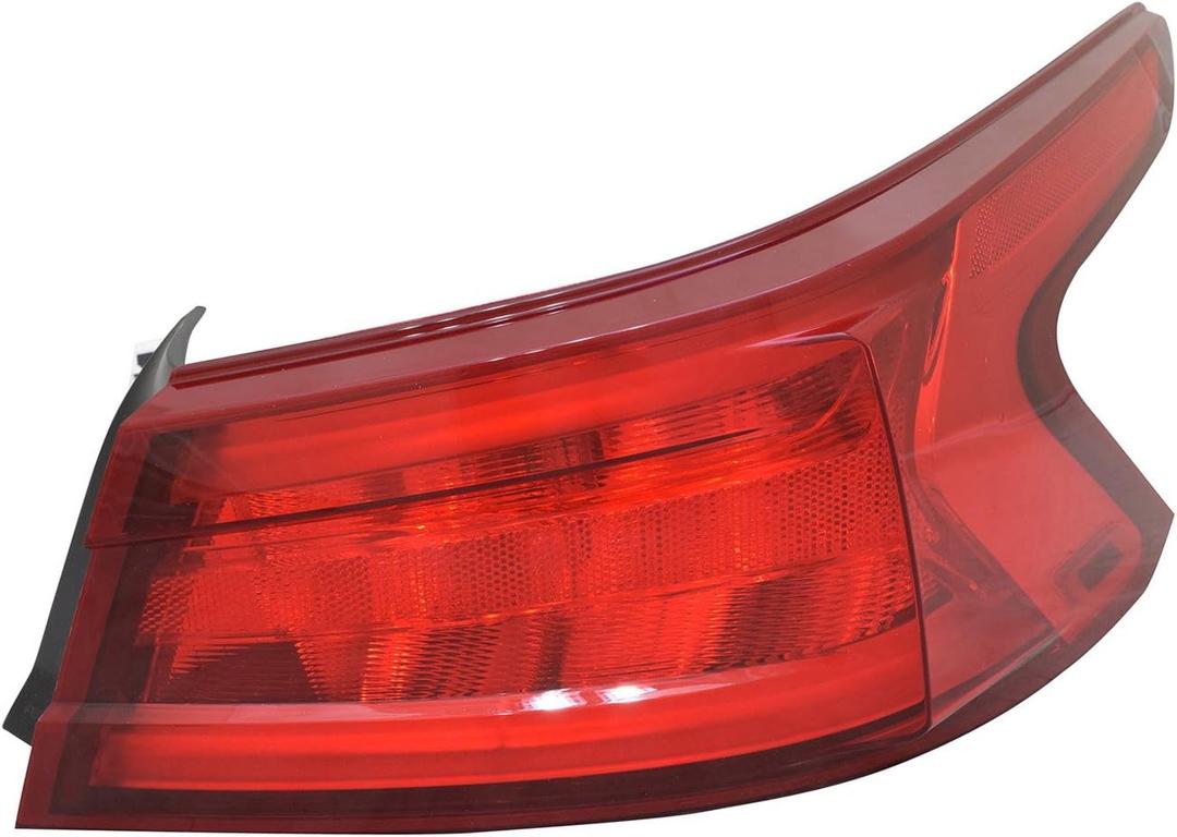 Replacement Passenger Side Outer Tail Light Assembly w/o Logo Inside Lamp - CRSHL09971