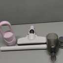 6-in-1 Lightweight Stick Vacuum Cleaner with 100W Powerful Motor, Mini Portable Household Handheld Vacuum Cleaner for Domestic Hard Floors, Carpets and Pet Hair(Pink Cordless with Plug)