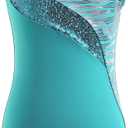 Viriber Gymnastics Leotards For Girls Gymnastics Girls' Activewear Dresses Dance Ballet Suit (13-14 Years, Green)