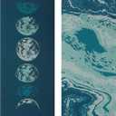 Gaiam Yoga Mat - Premium Print Reversible Extra Thick Non Slip Exercise & Fitness Mat for All Types of Yoga, Pilates & Floor Workouts