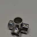 Marine 90 Degree 4-Way Cross Tube Pipe Connector, Heavy Dudy Stainless Steel 316 Boat Hand Rail Fitting Yacht Hand Pipe 90 Degree Elbow