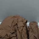 MooMee Bedding Duvet Cover Set 100% Washed Cotton Linen Like Textured Breathable Durable Soft Comfy (Solid Cocoa Brown, King 104"x90")