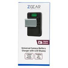 ZGEAR - Universal Camera Battery Charger W/LCD Charge Display