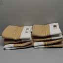 UBBCARE Set of 4 Storage Cubes 11 X 10.5 X 10.5 in, Water Hyacinth Storage Bins for Shelves, Toys, Book, Storage Baskets with Handles, Cotton Rope Woven Baskets for Organizing, Brown