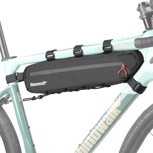 Rhinowalk Bike Bag Bike Frame Bag Waterproof Bike Triangle Bag 2.1L Bicycle Pouch Under Tube Bag Professional Cycling Accessories(XL)