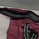 Dog Winter Coat, Warm Dog Jacket Reflective Adjustable Fleece Vest with Harness Built in, Windproof Pet Snow Jacket Snowsuit with Zipper for Small Medium Dogs, Purple XS