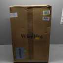 5-Piece Lightweight Luggage with Backpack Sets, ABS+PC Hard Shell Suitcase with TSA Lock & YKK Zipper (Black Brown, 20in/24in/28in/BP/TB)