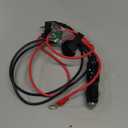 Heavy Duty 12AWG Male to Male Cigarette Plug Cigarette Lighter Adapter Charger Cord With LED Lights 3ft (3FT)