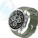 2 x (3 Pack for OnePlus Watch 3 Screen Protector, Tempered Glass Film [9H, Anti-Scratch, HD, Ultra Thin] OnePlus Watch 3 Protector (Transparent)