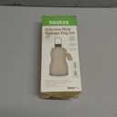 haakaa Silicone Breast Milk Storage Bag 9 oz- Reusable Milk Collector Freezer Bag for Breastfeeding Mom - Baby Food Storing Yummy Pouch - Breast Pump Bag -Leakproof - 5 Count, Grey