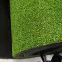 RELILAC 5x4ft Golf Mat with Ball Tray, 31mm Thickened Golf Hitting Mats for Backyard, Driving Range, Indoor & Outdoor Practice, Turf Matt with 3 Tees for Chipping Swing Driving Training