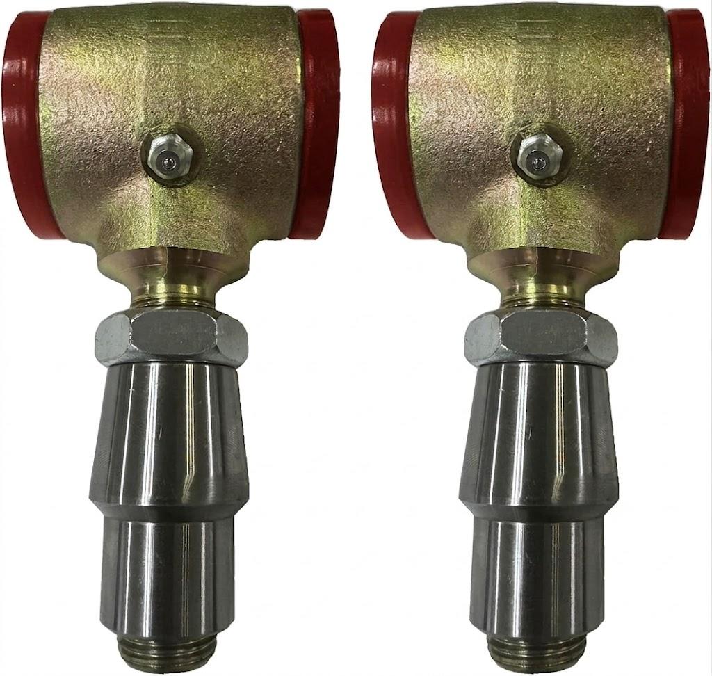 MIMIRACLE 3/4" Threaded Bushing Kit for 4-Link Suspension, Heavy Duty .750" Polyurethane Bushing, Includes Right and Left Hand Thread Bushings, 1/2" Bolt Hole -1Set