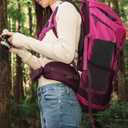 VANDBAO Camping Utensils Set, Portable Travel Utensils with Case for Fixing Tableware, Reusable Stainless Steel Cutlery Set, Includes Extra Steak Knife and Boba Straw, Lunch Flatware Silverware