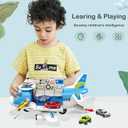 Airplane Toy, Airplane Toys for 3 Years Old, Airplane for Toddlers, Toys for 3+ Year Old Boys, Toy Airplane for Boys Age 4-7, 3+ 4 5, Aeroplane Toy, Plane Toy for Birthday, Christmas Gift