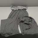 LILTWIST Women Y2k Striped Fold Over Pants Low Rise Yoga Pants Lounge Bottoms Color Block Wide Leg Flare Leggings Sweatpants (Medium)