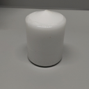 Candle Charisma White Pillar Candles Bulk Pack of 6  (3x4 Inch) Long-Lasting 70-Hour Burn, Dripless & Smokeless  Perfect for Hassle-Free Decor at Weddings, Fall Table Centerpieces & Special Events