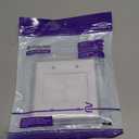 VCELINK 2 Gang Brush Wall Plate, Cable Pass Through Wire Hider for Cable Management, Ethernet Cables, HDMI Cables and Home Theater Systems, 2 Pack (White)