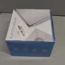 SaniteModar Shower Drain, Invisible 6 inch Square Shower Drain 2-in-1 Tile Insert Cover, 304 Stainless Steel Brushed Shower Floor Drain with Hair Catcher and Threaded Adapter