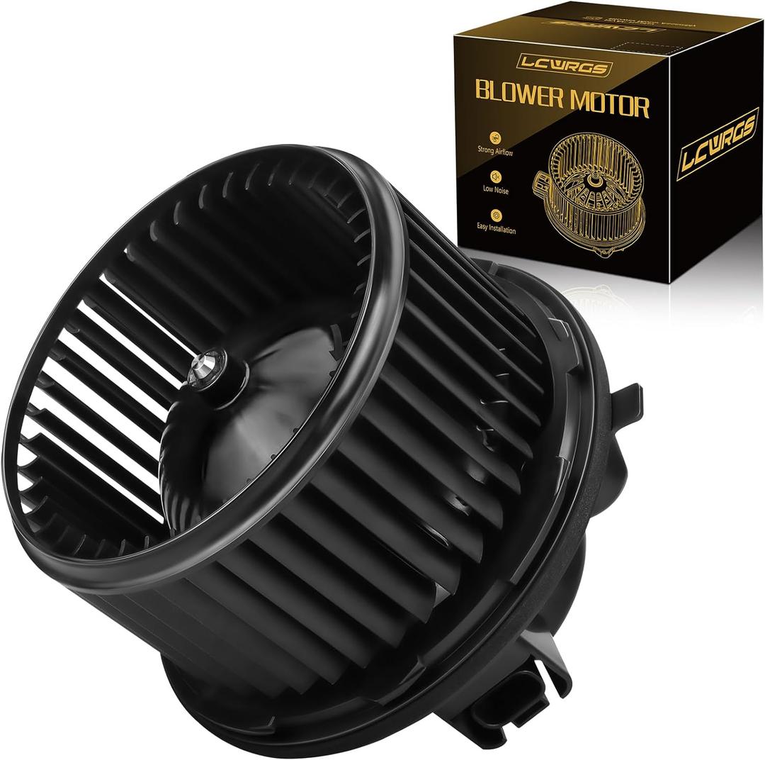 AC Heater Blower Motor with Fan Fits for 2007 2008 2009 2010 2011 2012 2013 2014 Chevy Silverado Suburban Avalanche Tahoe GMC Sierra Yukon 1500 2500 Cadillac Escalade HVAC Blower Motor Replace# 700164