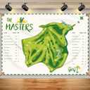 Masters Golf Party Decorations 7 X 5 Ft Masters Flag Backdrop Funny Banner Flags with 4 Brass Grommets for Indoor Outdoor College Dorm Bedroom Garage Wall House Yard Holiday Decor