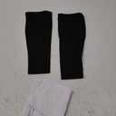 ARM SLEEVES FOR MEN AND WOMEN UV CUT FLEXIBLE & DURABLE BY SOCKSCASTLE AQUA X (Pack of 2, Black, White)