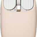 LOFREE Wavy Chips Dual-Mode Wireless Mouse with 5 Adjustable DPI Levels Compatible with Windows, MacOS, iOS, Android (Milk Tea)