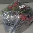 8PCS Artificial Flowers Bouquet Christmas Floral Poinsettia Pine Cones Red Berry Picks Stems Holly Holiday for Xmas Tree Party Decoration DIY Indoor Table Centerpieces