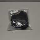 Avidlove Side Split V Neck Sheer Mesh Lace Wireless Babydoll Lingerie Dress with Thong 2 Piece (Medium, Black)