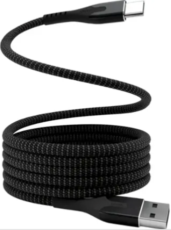 ZGear 3 Foot Flat Magnetic Sync Charge Cable, USB C 