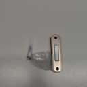 Metal Lighted Doorbell Button, Heavy Duty Metal Wired Door Bell Push Button LED Wall Mounted Doorbell Switch for Universal Garage Door Opener Switch, White Light, Property In Copyright (Bronze)