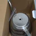 Gooseneck Kettle for Manual Drip Coffee & Tea 40oz Stainless Steel Pour Over Coffee Kettle with Thermometer Tea Kettle for Stovetop,1200ml,6 Cup,Silver,1Pack (1.3 Quarts)