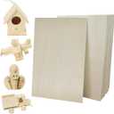 3 x 32 Pcs Basswood Sheets,4 x 6 x 1/16 Inch Thin Unfinished Wood Sheet for Craft,Wooden DIY Ornaments,Crafting Planks, Laser Cutting& Engraving