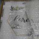 OurWarm White Wedding Card Box with Lock, PVC Gift Card Box for Wedding Reception, Eucalyptus DIY Wedding Envelope Money Card Box for Party Graduation Birthday Baby Shower Decorations