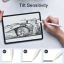 Stylus Pen for iPad Pencil 10th Generation, 3X Fast Charge Apple Pencil with Palm Rejection & Tilt Sensitivity, Compatible for 2018-2025 iPad 6/7/8/9/10/11, Pro 11"/12.9"/M4, Air 3/4/5/M2/M3, Mini 5/6